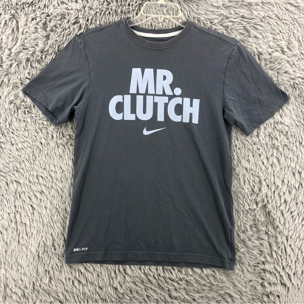 Nike Tshirt Dri Fit Mens Small Gray Athletic Workout Shirt